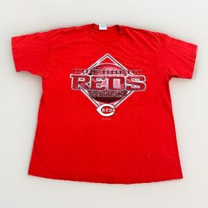 Cincinnati Reds Shirt Mens XXL Dynasty‎ Y2K Vintage Baseball MLB